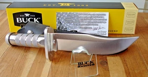 JOE HOUSER CUSTOM BUCK KNIFE 124 / 184 HYBRID D2 FRONTIERSMAN BUCKMASTER HANDLE - Picture 1 of 23