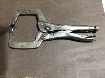 Vintage Petersen Vise Grip 11R Welding Clamp Locking Pliers Dewitt Made in USA - Image 1 of 4