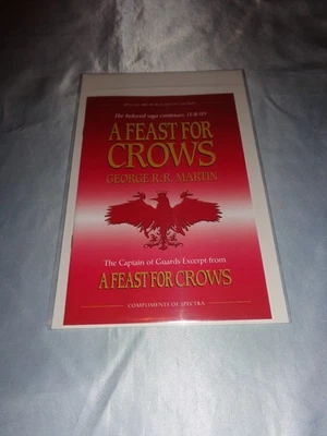 A Feast for Crows Spectra Pre-Publication George R.R. Martin SIGNED 2005 New! - Image 1 of 4