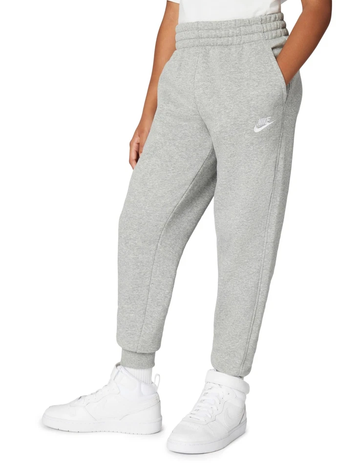 Nike Sportswear Club Fleece Big Kids' Joggers Medium Gray FD3008-051