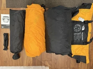 THE NORTH FACE Geodome 4 Tent Yellow with Footprint NV21800 Saffron Unused #4 - Picture 1 of 13