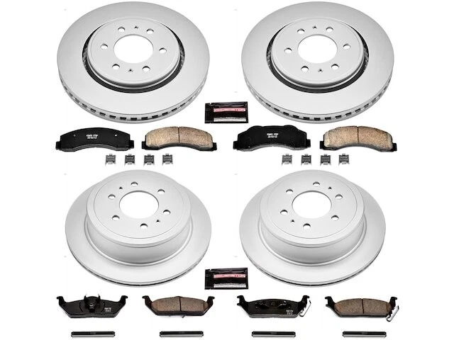 前后制动垫和转子套件适用于 2010 - 2011 年福特 F150 TT894JV — 第 1/1 张图片