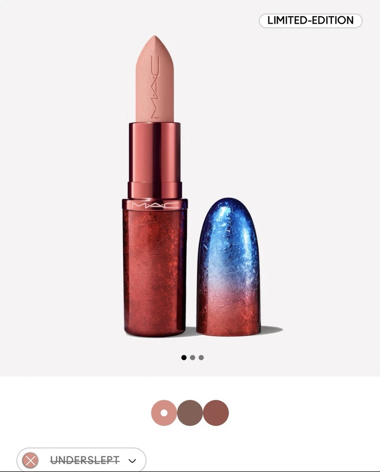 Mac  Underslept MACXIMAL SILKY MATTE LIPSTICK NOCTURNA Ltd Edition Sold Out Xmas - Image 1 of 4