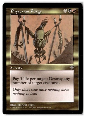 MTG Phyrexian Purge - Mirage Moderately Played English - Image 1 of 2
