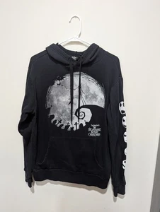 TIM BURTON’N THE NIGHTMARE BEFORE CHRISTMAS Pullover Felpa con Cappuccio Uomo M - Foto 1 di 6