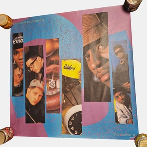 Def Jam Classics Vol II 36x36 VTG 1990 Poster LL Cool J Public Enemy Slick Rick - Picture 1 of 6