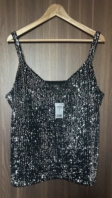 Ladies Next Sequin Top- Size 18 - Image 1 of 2
