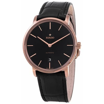 Reloj para hombre Rado DiaMaster Thinline automático esfera negra R14068166 Foto 1 de 4