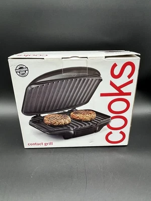 Parrilla eléctrica interior antiadherente Cooks JCPenney Home Contact Grill nueva caja abierta Foto 1 de 4