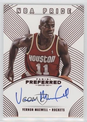 2013-14 Panini Preferred NBA Pride Red /99 Vernon Maxwell #467 Auto - Image 1 of 2