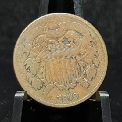 1870 -Two Cent Coin - Image 1 of 2
