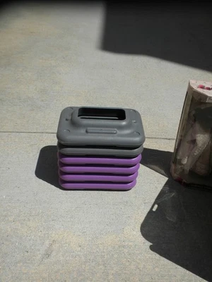 Elevadores de pasos de ejercicio Stepper pendientes más información Juego de 3 (total 6 artículos) apilables Foto 1 de 4