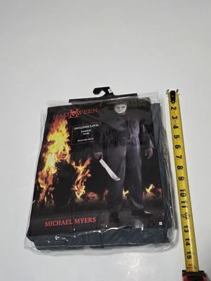 Disfraz de Halloween Michael Myers Adulto XXL 48-52 Cosplay Máscara y Mono Nuevo Foto 1 de 4