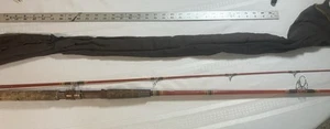 Vintage Thermoweld Fiberglass Fishing Pole By Gladding 6.5 Ft Cork Grips 2 Piece - Picture 1 of 9