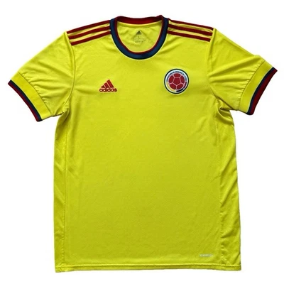 Adidas Colombia National Team Soccer Jersey Yellow Men’s Large Aeroready - Image 1 of 4