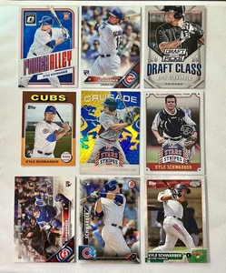 KYLE SCHWARBER lot of 9 RCs! OPTIC PA, Prizm, Mini, Flagship, ++ PHILLIES! - Picture 1 of 2