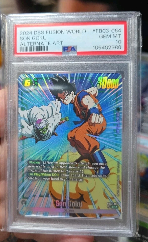 DRAGON BALL SUPER FUSION WORLD: Son Goku FB03-064 Alternate Art | Super Rare - Image 1 of 1