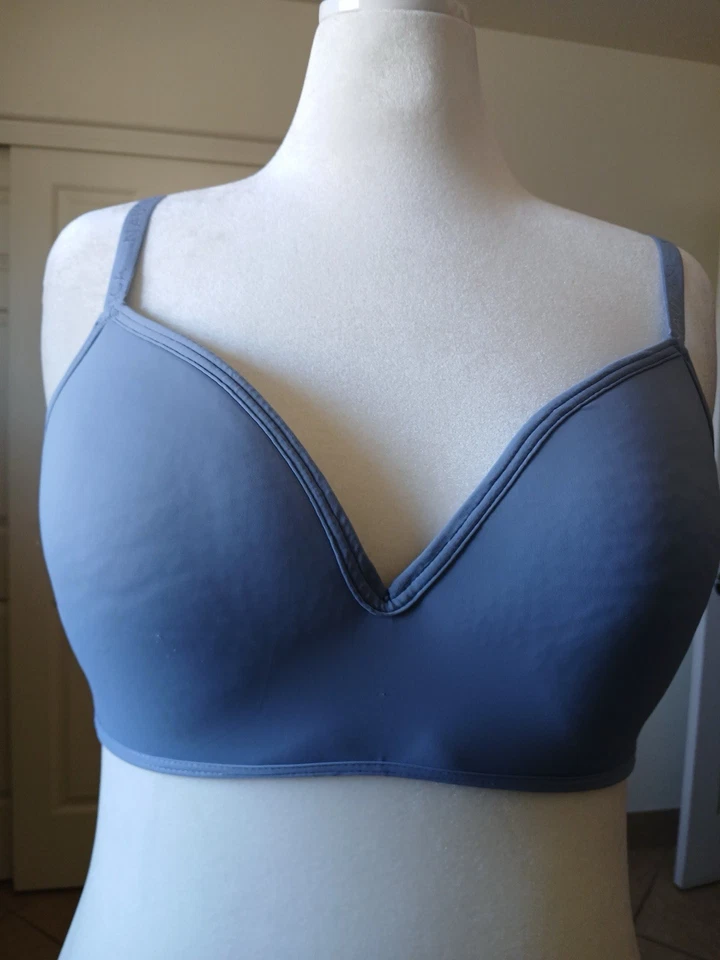 Sujetador Nautica Intimates Mujer 40DD Azul Inalámbrico Camiseta Confort Foto 1 de 4