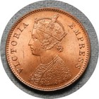 Elf India British 1/4 Anna 1889   Victoria