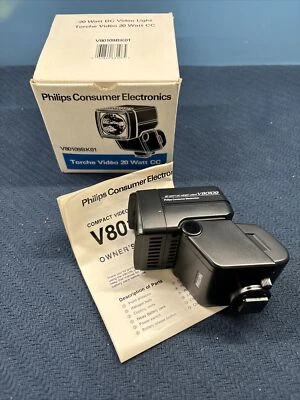 Philips C80109BK01 Luz de video compacta 20 vatios DC NUEVO Foto 1 de 4