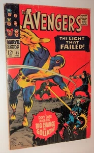 AVENGERS #35 VG CAP HAWKEYE WANDA SWORDSMAN BLACK WIDOW 1966 - Picture 1 of 1