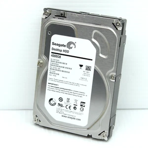 Seagate Desktop HDD ST4000DM000 4TB 4000GB SATA 64mb Cache 6Gbps 5900 RPM 3.5" - Afbeelding 1 van 11