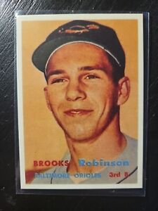 1957 Topps Brooks Robinson  #328 REPRINT Rookie Mint Condition