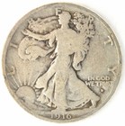 1916 D Walking Liberty Half Dollar Us 90% Silver 50 Cent Coin First Year Issue