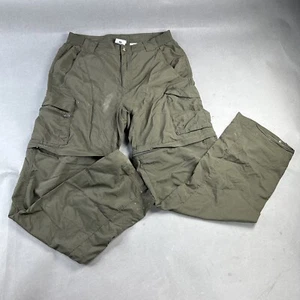 Columbia Sportswear Pants Small Green Mens Titanium Cargo 30X30 Stained Used #80 - Picture 1 of 15