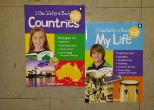 I Can Write A Book Countries And My Life By: Bobbie Kalman Set Of 2 Books - Imagen 1 de 11