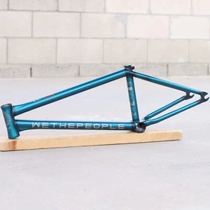 WE THE PEOPLE BMX NETWORK BICYCLE FRAME MATTE TRANS TEAL CULT SUNDAY DAN KRUK - Picture 1 of 4