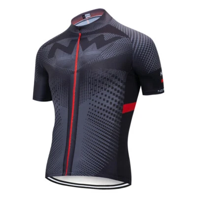 Conjunto corto con tirantes de jersey de ciclismo bicicleta bicicleta de carretera NW camisa ropa de paseo equipo profesional Foto 1 de 4
