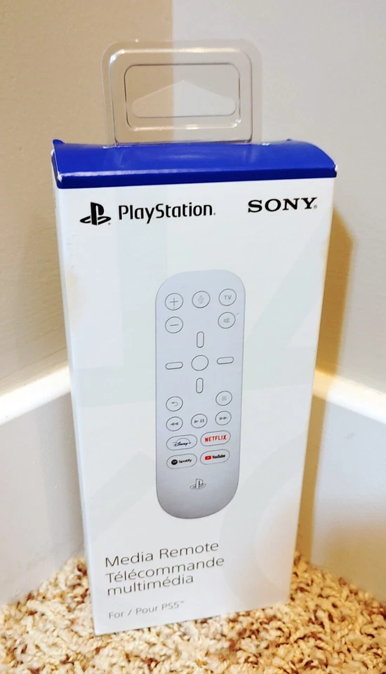 Sony Playstation PS5 Media Remote - White (new, sealed) - Image 1 of 1