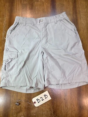 Pantalones Cortos de Senderismo LL Bean Cargo Para Hombres Pequeños Reg Caqui Carga Bolsillo Talla 30 X 9 Nylon Foto 1 de 4