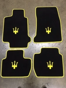 Maserati Granturismo 07-20 German Velour Custom 4pc Mats BEST Made USA NonSlip - Bild 1 von 24