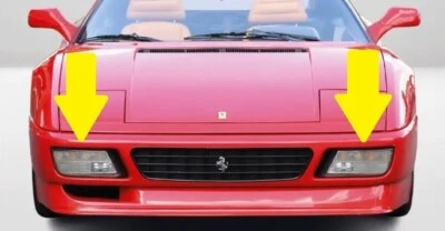 Ferrari 348 - 134450 Front Light Lens left  Streuscheibe links original Carello - Bild 1 von 2