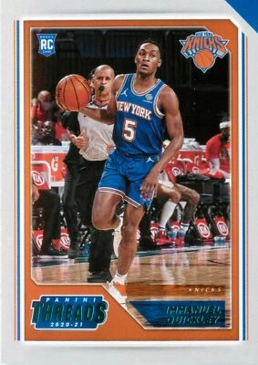 Immanuel Quickley 2020-21 Chronicles Teal Par. Panini Threads Rookie Card #100 - Image 1 of 2