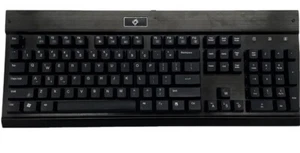 Teclado de computadora ergonómico mecánico negro EagleTec USB de colección con cable ET-KG010-N - Imagen 1 de 7
