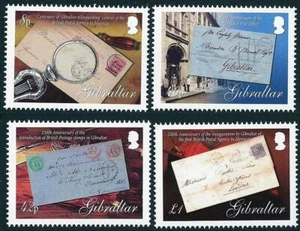 GIBRALTAR 2007 POSTAL ANNIVERSARIES SC#1084-87 MNH unMOUNTED STAMP on STAMP - Imagen 1 de 1