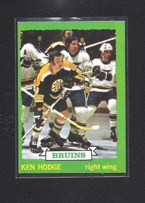 1973-1974 TOPPS NHL Ken Hodge #133 Boston Bruins - Excellent - Image 1 of 2