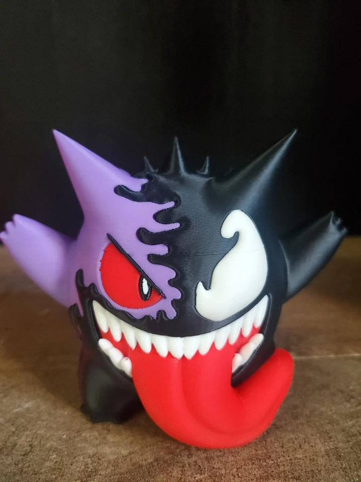 Halloween Gengarr - Venom Symbiote Gengarr Ghost Pokmon - Exhibición fantasma espantosa Foto 1 de 1