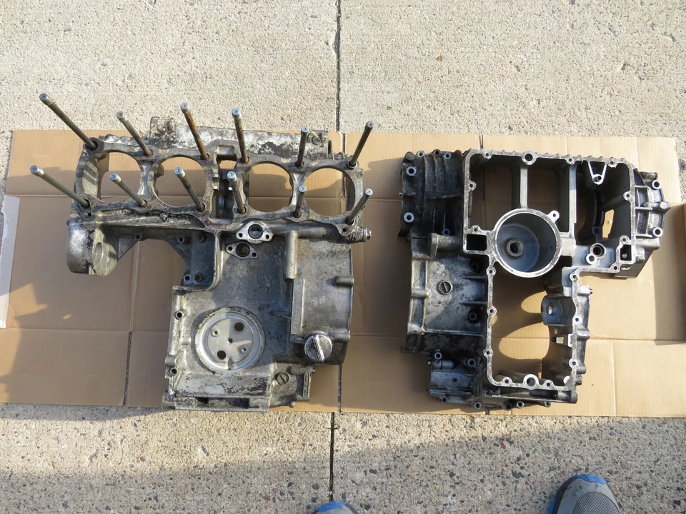 Caja del motor Kawasaki Z1 900 KZ 900 B1 / A4 caja de manivela bloque del motor 1976 K52 Foto 1 de 4