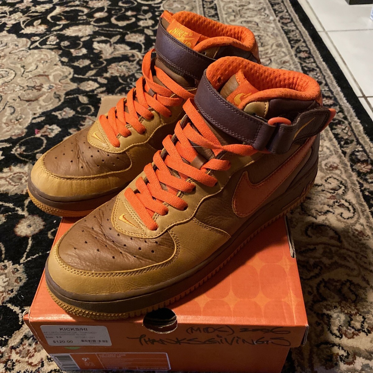 Nike Air Force 1 Premium QK Mid Thanksgiving for Sale