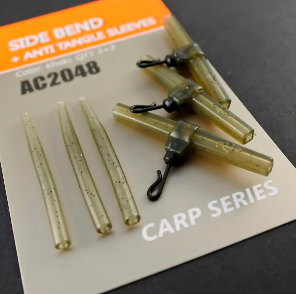 Seitenarm + Anti Tangle Sleeves für Karpfen Montage FEEDER RIG Running Durchlauf - Bild 1 von 1
