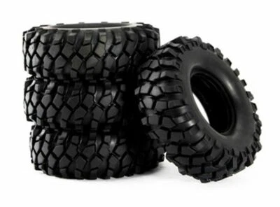 RC 1/10 Rubber TRUCK Tires KNOBBY SWAMPERS 1.9 Rock Cralwer Wheels 108mm W/ Foam - Image 1 of 2