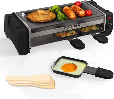 VOOHEK ЭЛЕКТРИЧЕСКИЙ RACLETTE КОРЕЙСКИЙ БАРБЕКЮ СТОЛ ГРИЛЬ ДЛЯ 2 БЕЗДЫМНЫЙ МОДЕЛЬ SC-508-3 - Изображение 1 из 4
