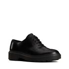 BNIB Clarks Ladies WITCOMBE LACE Black Leather Brogue Shoes