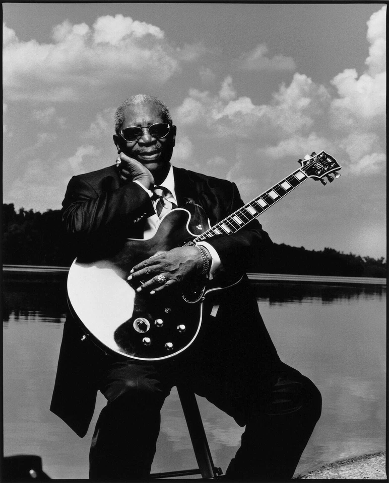 Imagen de foto brillante BB KING 8X10 #3 Foto 1 de 1