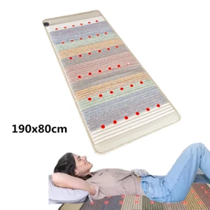 190cm Crystal Mat Pain Relief Infrared Heating Pad Bio Therapy PEMF - Picture 1 of 20