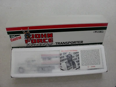 NHRA 1/64 ERTL JOHN FORCE 1992 CASTROL HAULER COA - Image 1 of 4